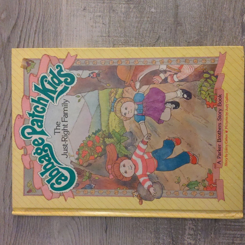 2/$15. 1984 Cabbage Patch Kids Book The Just Right Family